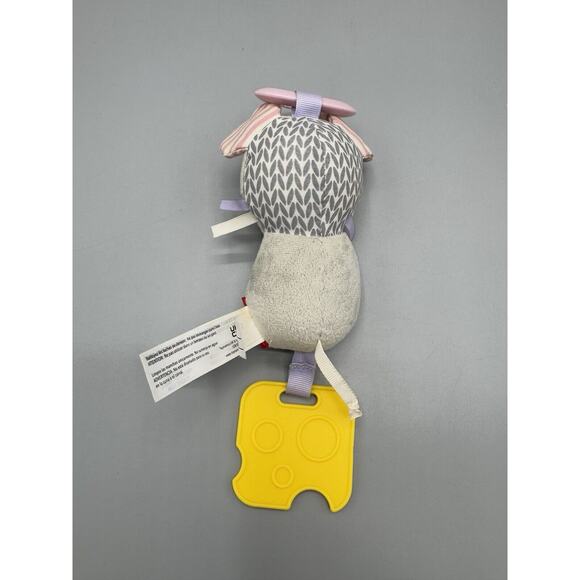 Skip Hop Bandanna Buddies Mouse Chime Teether Toy - Picture 8 of 8